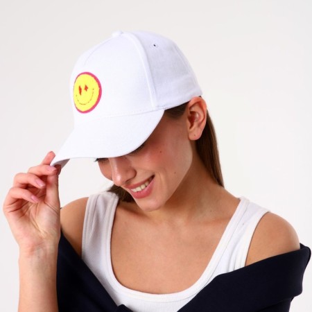 Female cap "ail", white color, rr 56-9
