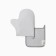 Set of kitchen. Ethel Home col. Light gray, mittens-seizure 18x29 cm, birch 19x19 cm,