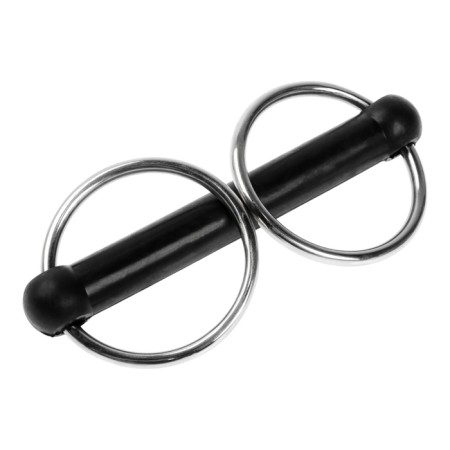 Radio for a horse with a solid gnaw, the distance between the rings is 140 mm-2