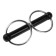 Radio for a horse with a solid gnaw, the distance between the rings is 140 mm