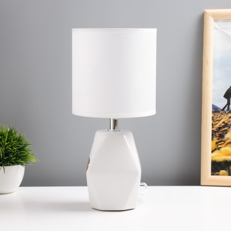 E14 40w 40W white table lamp 12.5x12.5x28 cm Risalux-2