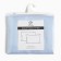Set of pillowcases "Ethel" 70x70 cm - 2 pcs, blue 100% cotton, maco -satin