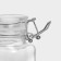 Glass jar for spices with a boiler lock of the square "Square", 110 ml, 5.5 × 8 cm