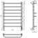 Electric towel Grois GR-115, 500x800 mm, 8 crossbars, lower, white
