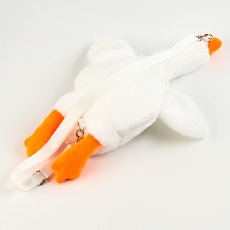 Children's bag "Goose" 44 cm, white color-3
