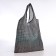 Household bag without fastening, black color