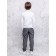 Turtleneck for a boy, height 146 cm, white color