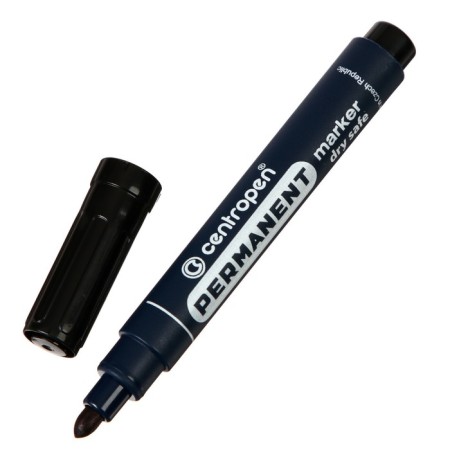 Permanent marker 5.0 mm centropen 8510, line 2.5 mm, black color (persistent to drying)-5