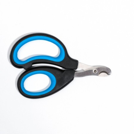 Cogerus scissors "Pijon" Premium with an ergonomic handle, black and blue-4
