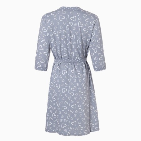 Female set (shirt/robe) for pregnant women, gray color, size 48-7