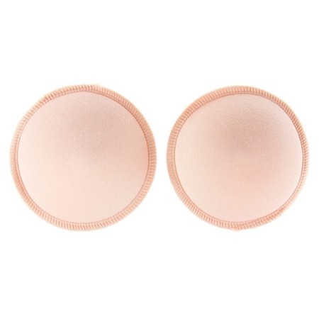 A set of reusable inserts for a bra, 4 pcs., Beige color-2