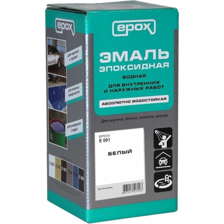 Two-component enamel, water R-270 "EPOX" white 0.9 liters