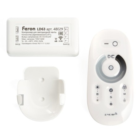 Dimmer controller for LED tape with p/y white, 12-24V, LD62