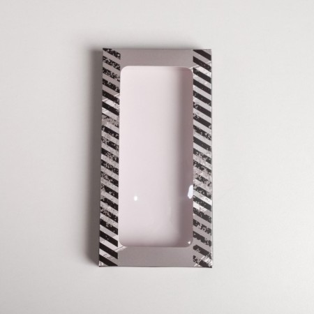Chocolate box, confectionery packaging, “real man”, with a window, 17.3 x 8.8 x 1.5 cm-3