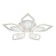 Ceiling light ESCADA, 10288/10LED. 1x130W, LED, 9758LM, 3000-6500K, 660x660x100 mm, white color