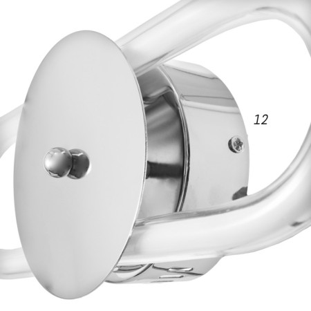Bra 1793/1 LED 24W 4000k chrome 38x8x10 cm-5