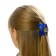Hair crab with textile decor "best princesses", 6 x 3.8 x 3.2 cm