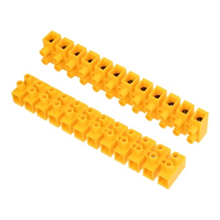Klemic screw block KV-40 25-40, current 100 A, polypropylene yellow rexant (10 pcs.