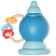 Rattle "pipe", blue color, crush me