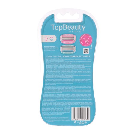 Female female Topbeauty Paris violet + interchangeable cassettes, 2 pcs (compatible c Venus)-3