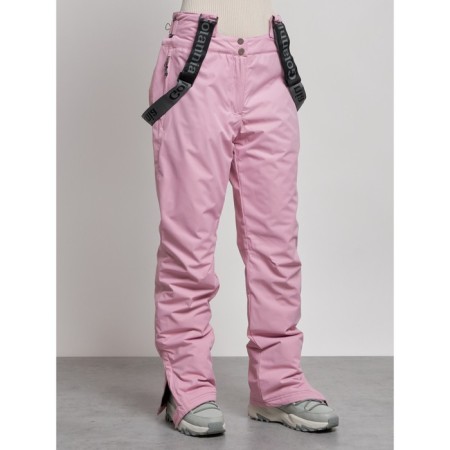 Semi -combinezone ski insulated female winter, size 50, pink color-11