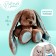 Soft toy "Bunny LU", 25 cm