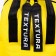 Backpack - youth bag from a lightning textile, 3 pockets, textura, yellow color