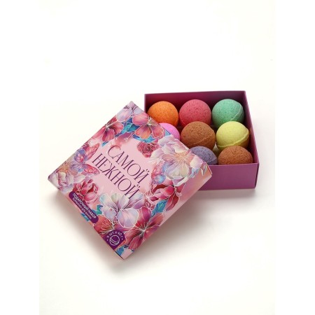 A set of bath bombs "The most tender", 9 pcs 40 g-2