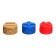 Developing soft cubes - pyramid, Montessori technique, 6 pcs., Bab