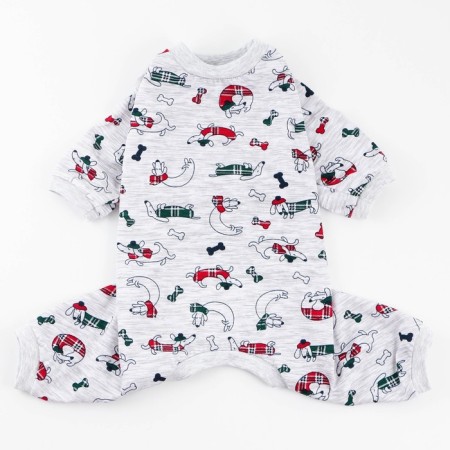 Комбинезон для животных «Паттерн Собачки», S (ДС 31, ОШ 32-34, ОГ 47-51)-5