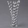 Politable cocktail tubes, set 12 pcs., White color