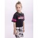Set: T -shirt, sundress for girls, height 122 cm, multicolor color