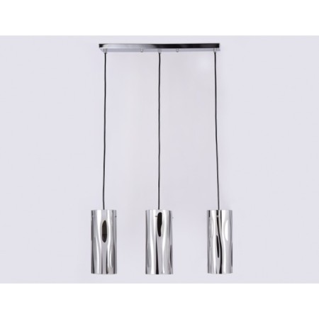 Suspended lamp with a replaceable lamp Ambrella Light, Traditional, TR3590, 3HE27, Color Chrome-2
