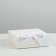 The box is folding, white, 15 x 15 x 5 cm