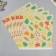 Scrapbooking paper "Autumn leaves" density 180 grams set 5 pcs 30.5x32 cm