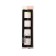 Frame Legrand Inspiria, 4 post, anthracite