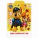 Cardboard color with sparkles, A4, 10 sheets, 10 colors, moped, bilateral, in the folder, 250 g/m², puppy patrol