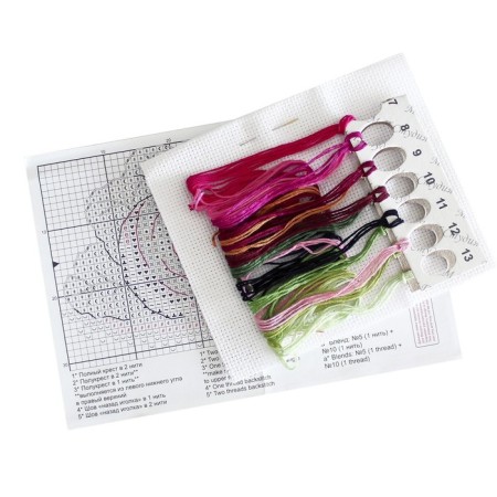 Sugar beetle embroidery set 6 × 9 cm-4