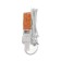 Duwi extension cord, 3 outlets, 3 m, 10 a, 2200 W, PVS 3x0.75 mm2, with salary, with a switch, white