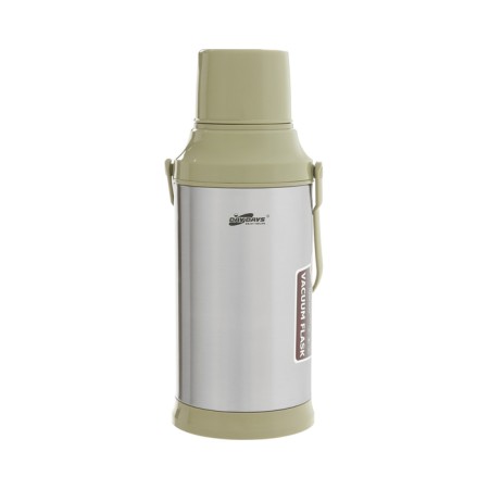 Thermos 3.2 l, with a glass flask, retains heat 12 hours, with a mug, olive