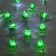 Garland “thread” 2 m dews with nozzles “Christmas tree”, IP20, silver thread, 20 LED, white glow, 2 modes, AAX2