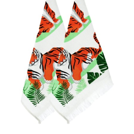 Kitchen towel Diva Afrodita "Tigers", 360 gr, size 40x60 cm-3
