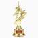The award figure "You are the best", gold, plastic, 21.5 x 7.5 cm
