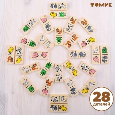 Domino "Animals", 28 chips-2