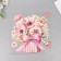 Interior plastic sticker "Pink bouquet" 40x31 cm