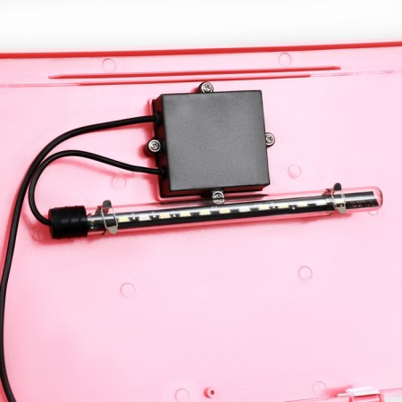 The Seastar HX-318F Aquarium includes: LED lamp 7 modes, filter, 18 l, red-6