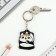 Key keychain acrylic "hamster", 7 x 12.5 cm