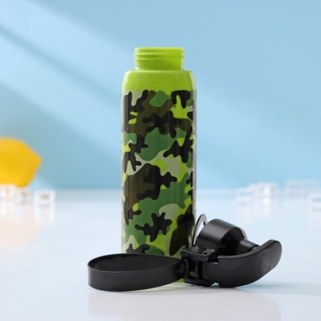 Water bottle “Militari”, 500 ml, 6 × 6 × 23 cm, green color-5