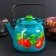 Kettle, 3.5 l, with a mix of mix, induction, turquoise color