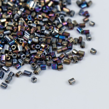 Glass beads 12/0 "cylinder. Metallic" 10 g-1